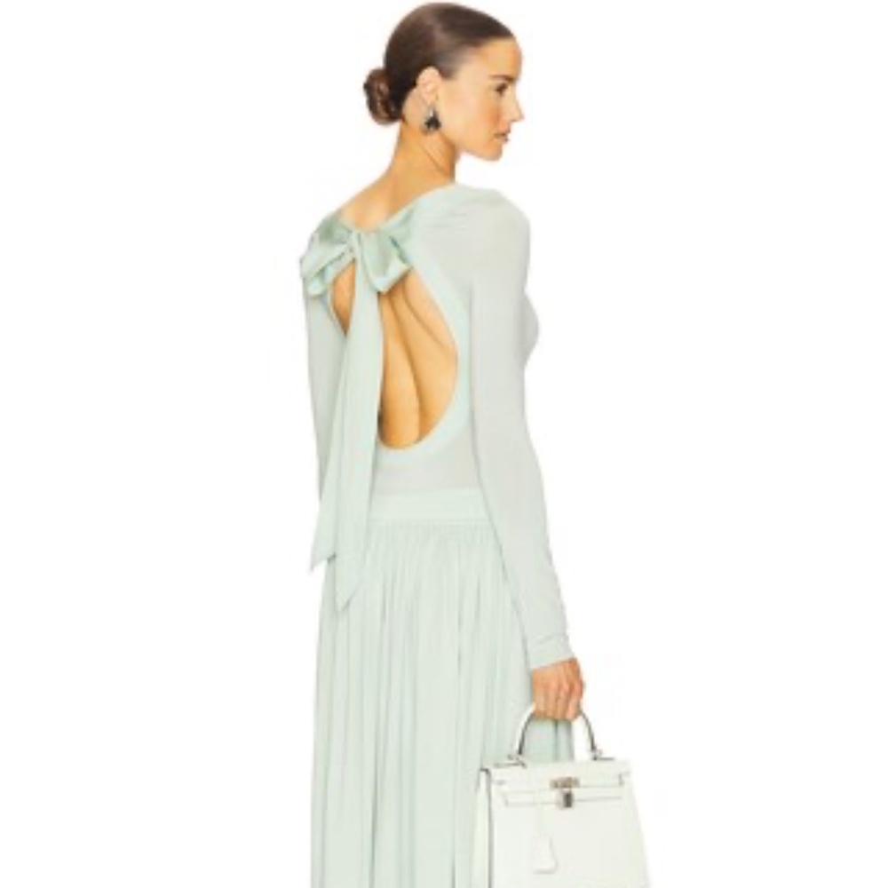 Helsa Aesther Jersey Dress in Seafoam
